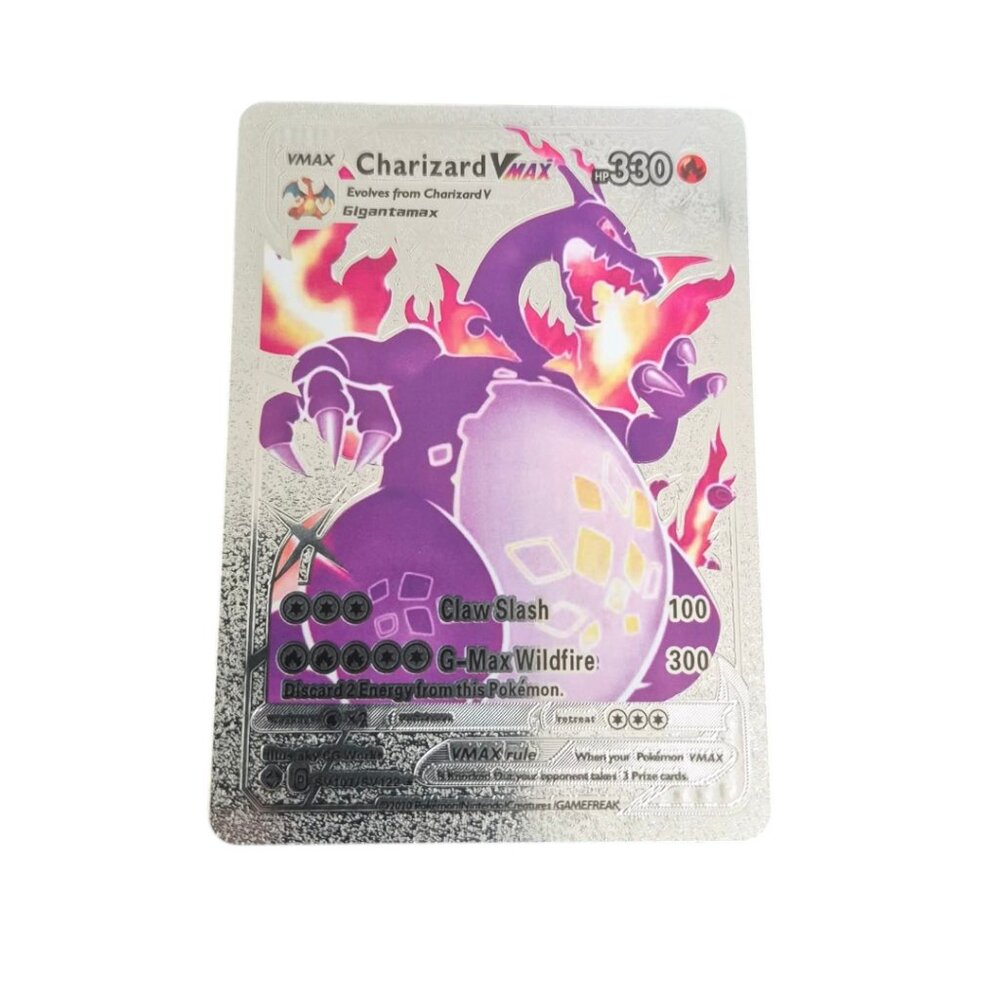 Charizard VMAX Silver Card New